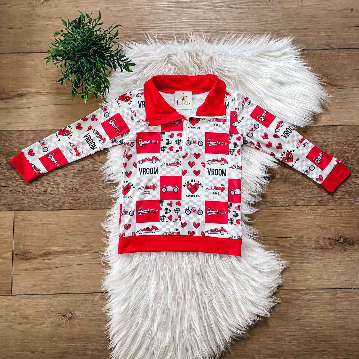 Vroom Vroom Quarter Zip Pullover by Twocan