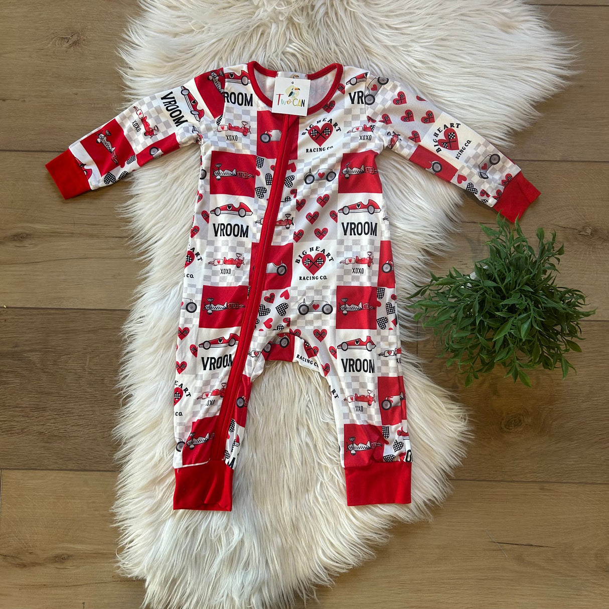 Vroom Vroom Baby Romper by Twocan