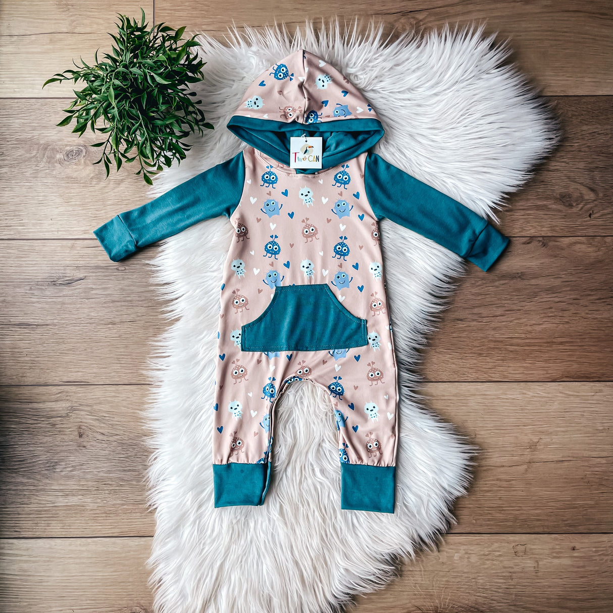 Love Monsters Baby Romper by Twocan