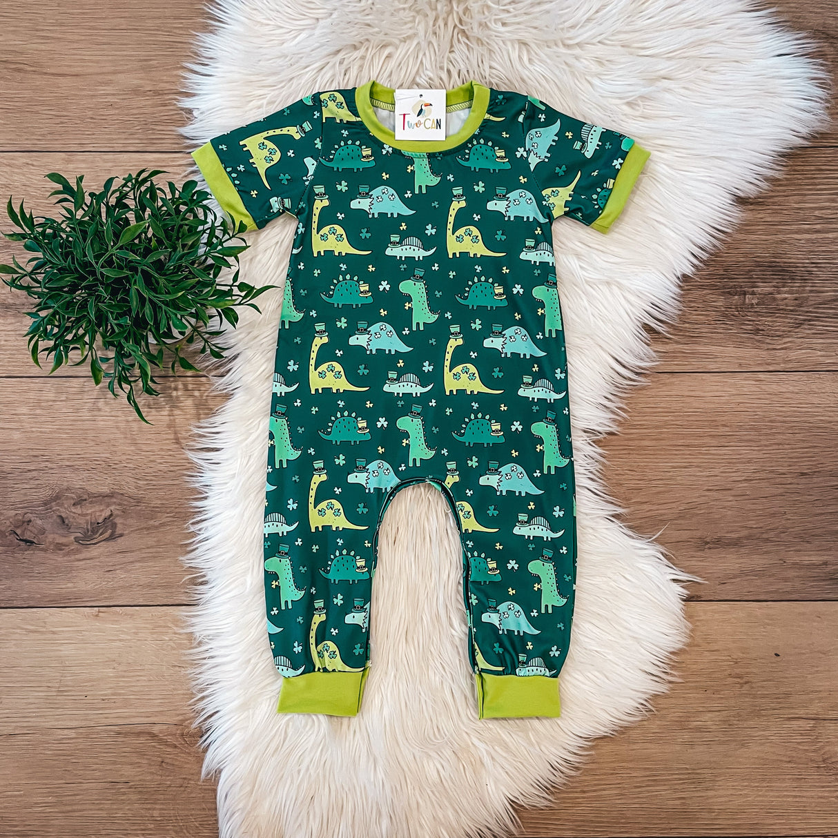Lucky Dinos Baby Romper by Twocan