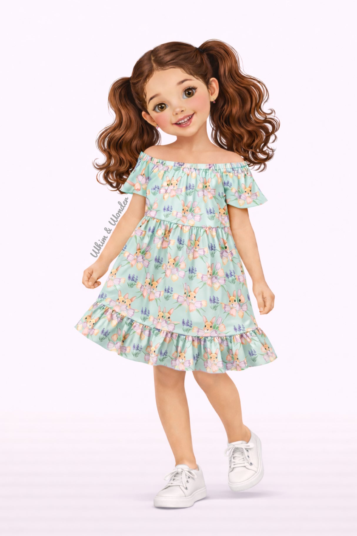 Bunny Bouquet Ruffle Dress | Pete + Lucy