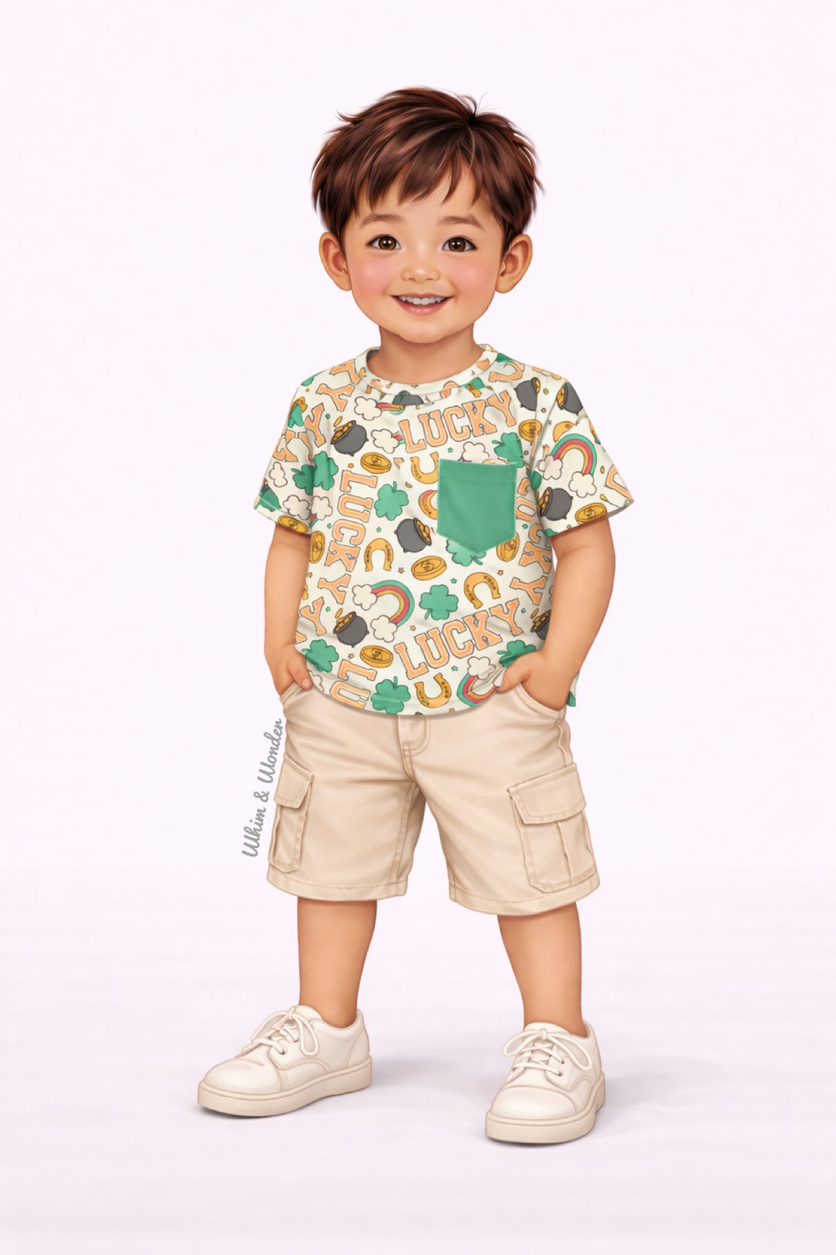 Lucky Me! Pocket Tee | Pete + Lucy