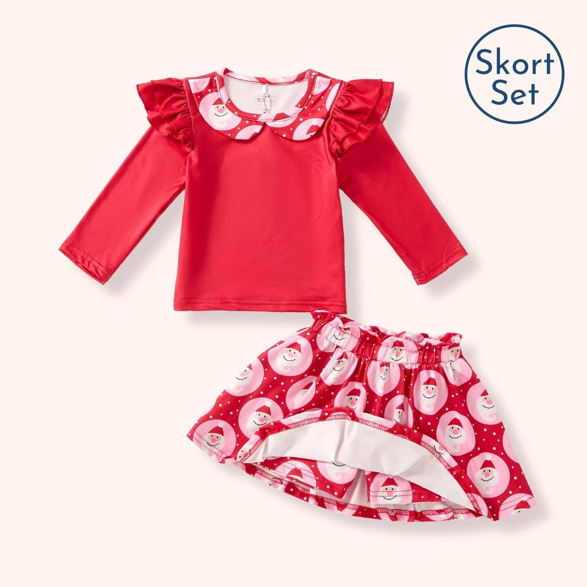 Jolly St. Nick Skorts Set | Pete + Lucy