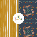 Blue & Mustard Jumpsuit by Twocan