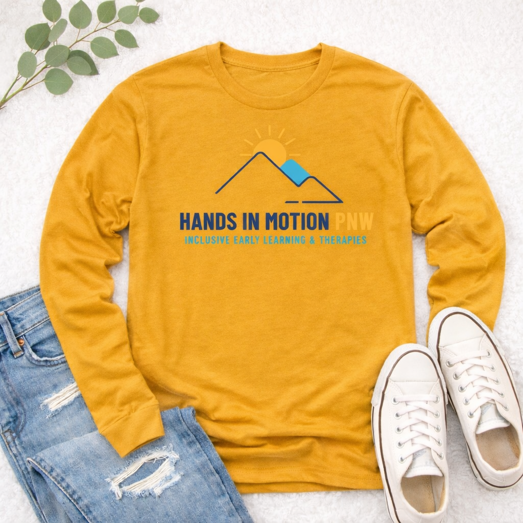 Hands In Motion PNW Graphic Long Sleeve Tee
