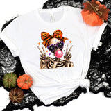 Cute Skeleton Halloween Graphic Tee