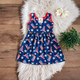 Western Americana Double Bow Dress | TwoCan