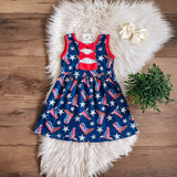 Western Americana Double Bow Dress | TwoCan