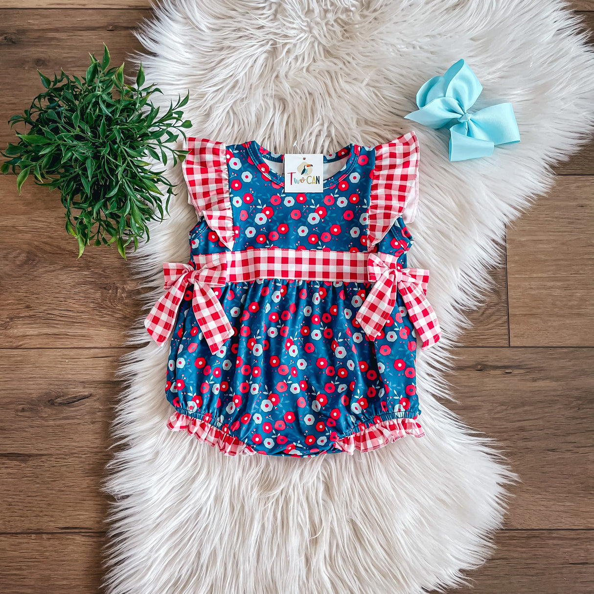 Americana Red White & Blue Baby Bubble by Twocan