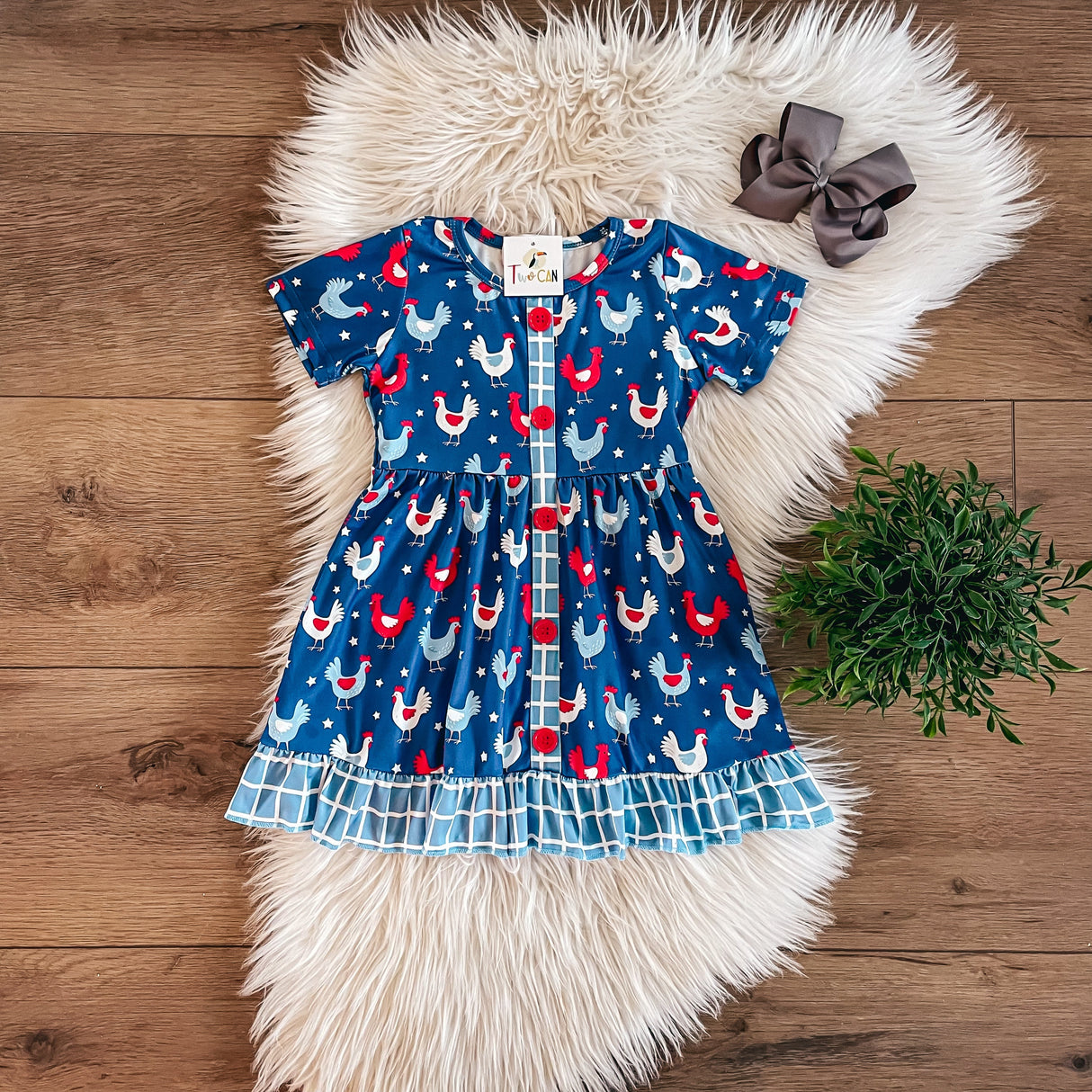 Yanklee Doodle Coop Dress | TwoCan