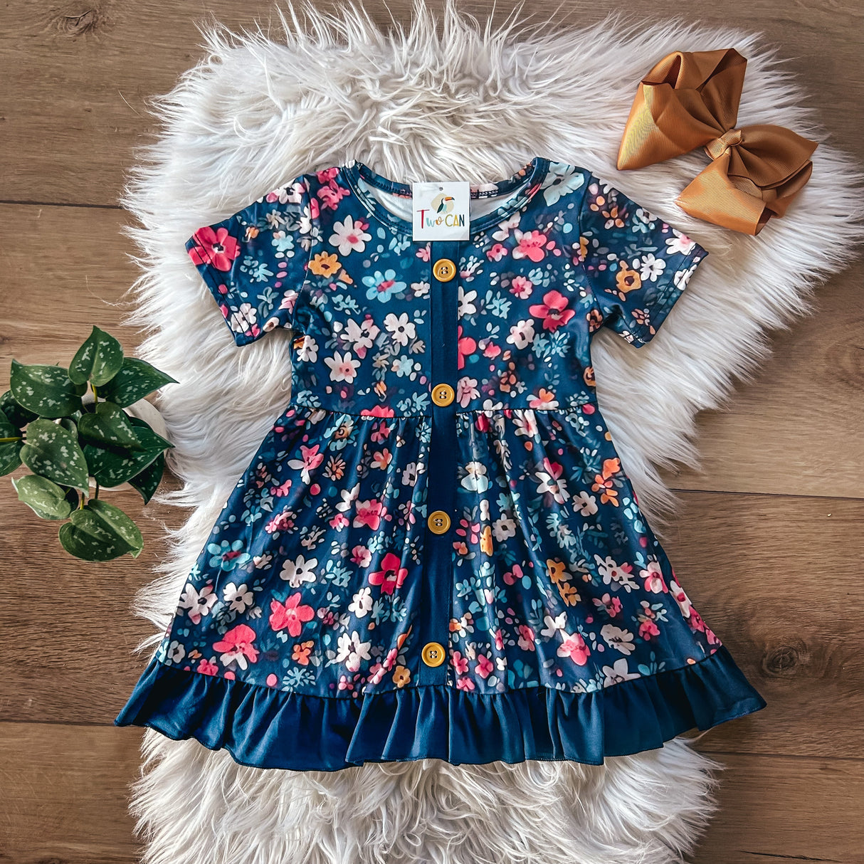 Dainty Floral Dress by Twocan