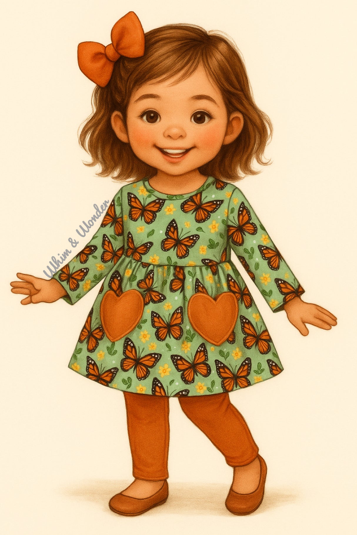 Monarch Meadow Outfit Set | Pete + Lucy