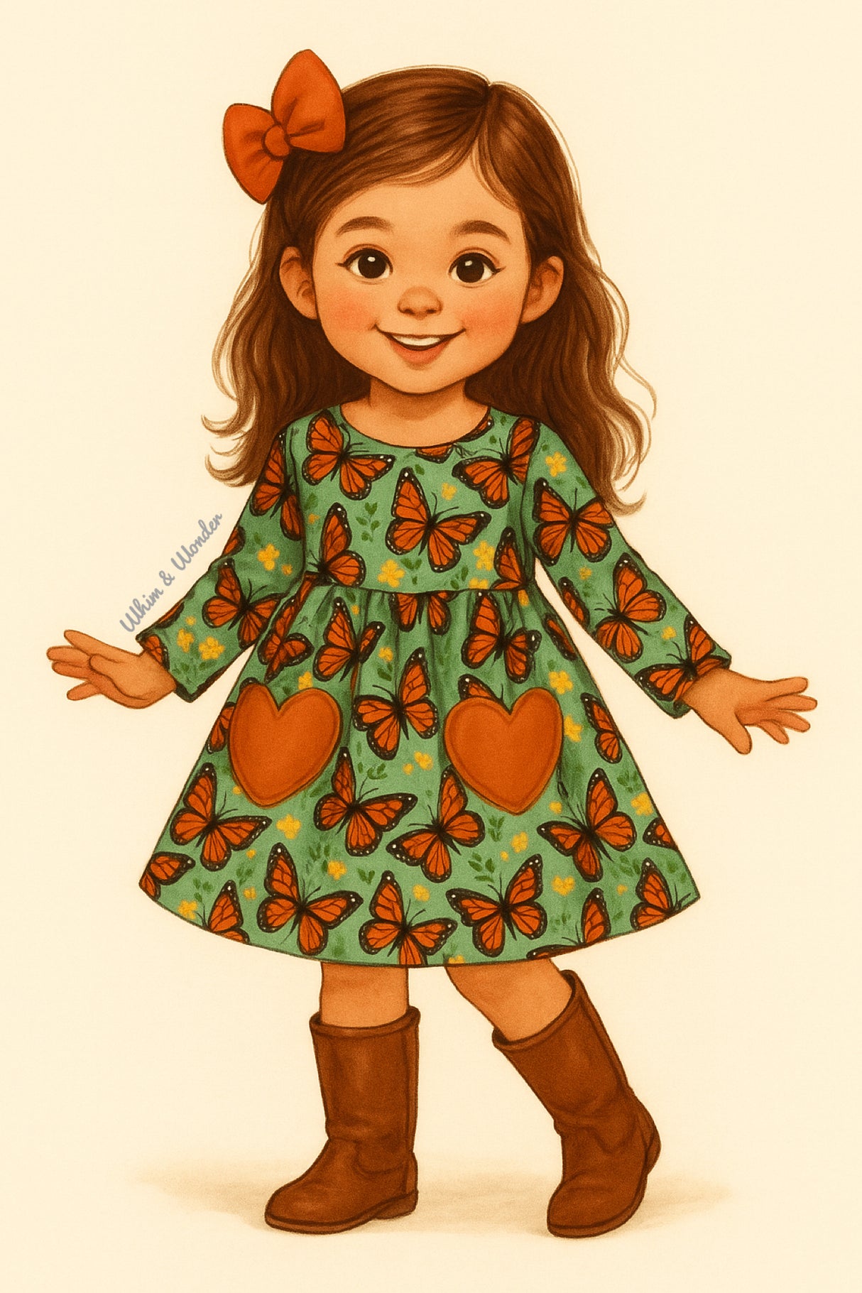 Monarch Meadow Dress | Pete + Lucy