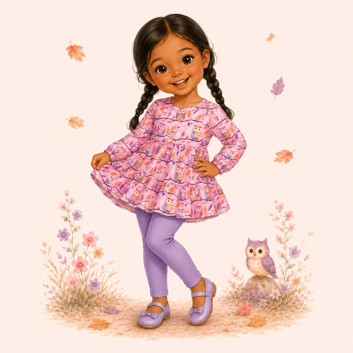 Hoot Hooray Pants Set | Pete + Lucy
