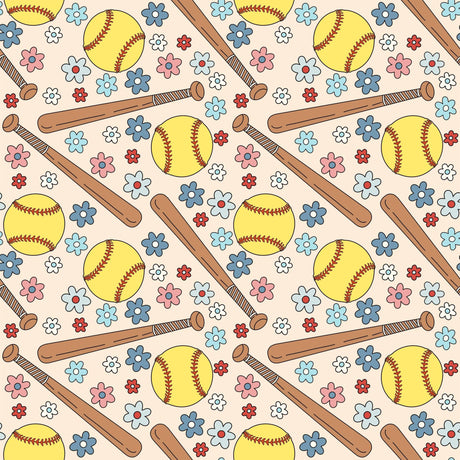 Softball Stitches Bow Headband | Pete + Lucy