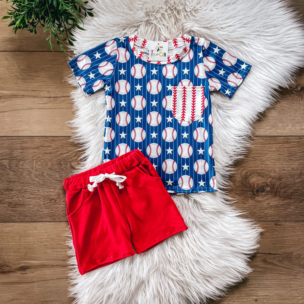 Baseball Shorts Set by Twocan