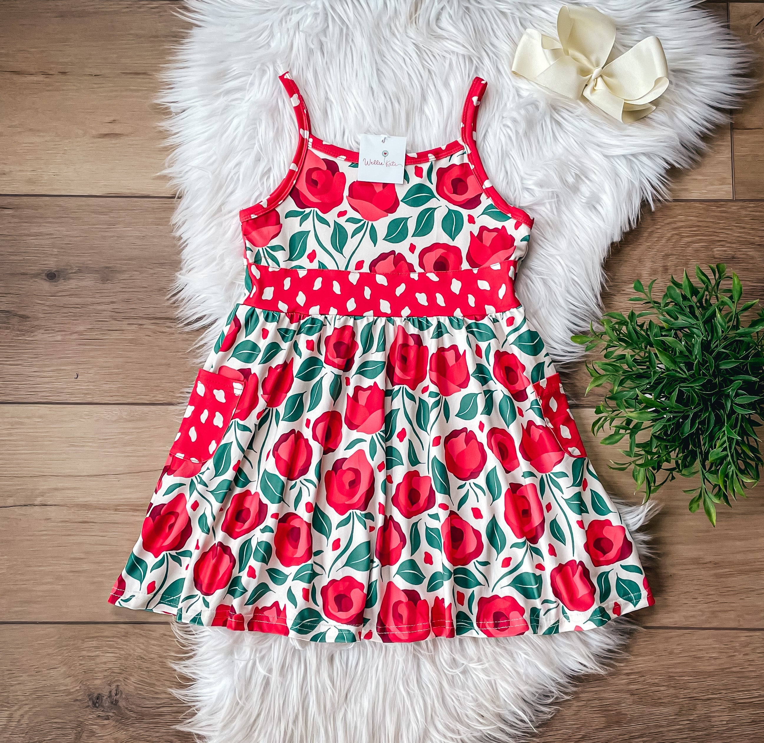 Roses Tank Dress by Wellie Kate