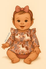 Meadow Magic Baby Skirted Romper | Pete + Lucy