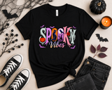 Spooky Vibes Retro Graphic Tee | Women's