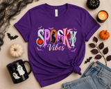 Spooky Vibes Retro Graphic Tee | Women's