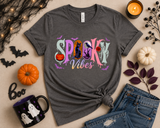 Spooky Vibes Retro Graphic Tee | Women's