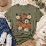 Boho Floral Fall Graphic Tee | Women's