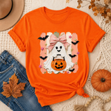 Brushstroke Halloween Ghost Graphic Tee | Women's