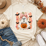 Brushstroke Halloween Ghost Graphic Tee | Women's