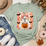 Brushstroke Halloween Ghost Graphic Tee | Women's