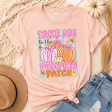 Pumpkin Patch Stripes Graphic Tee | Women's