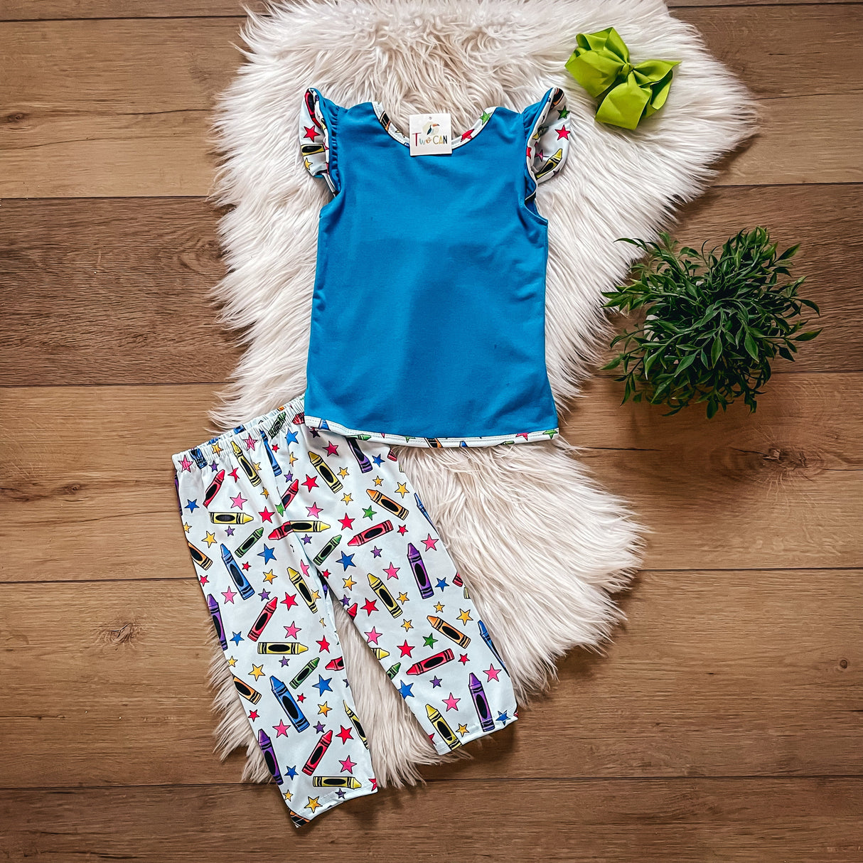 Color Me For School Capri Set by Twocan