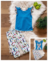 Color Me For School Capri Set by Twocan