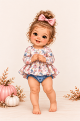 Blush Harvest Baby Skirted Bubble | Pete + Lucy