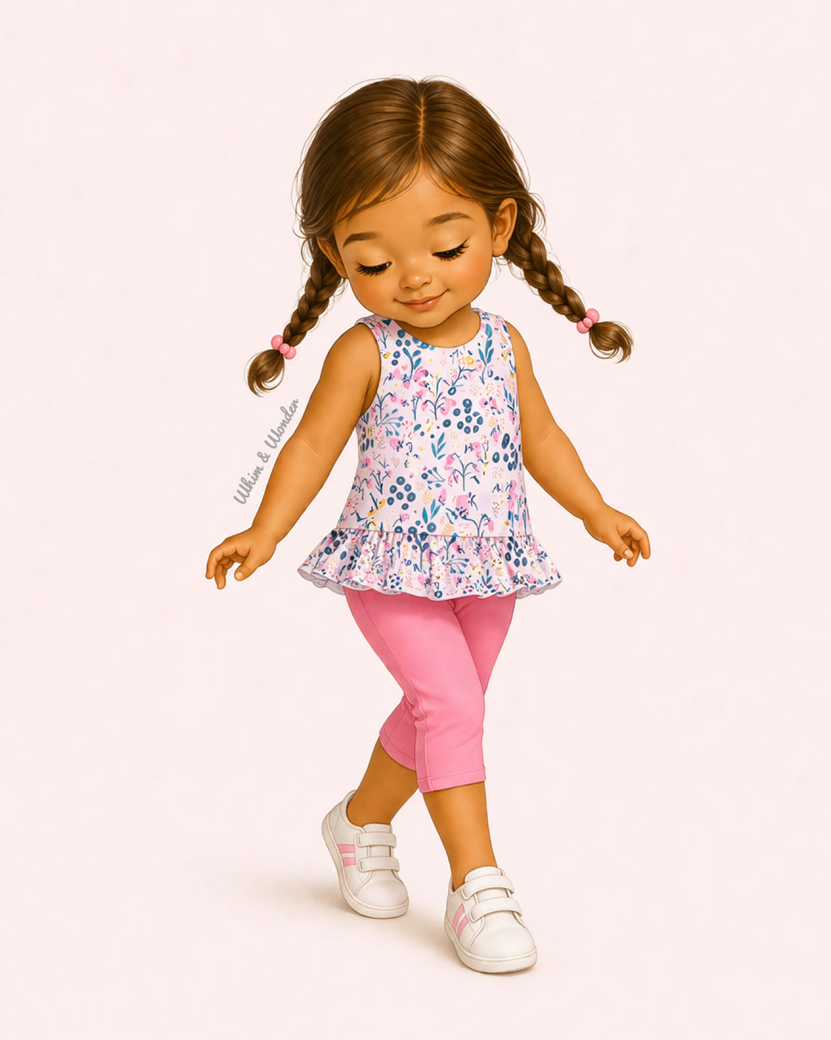 Blueberry Breeze Capri Set | Pete + Lucy