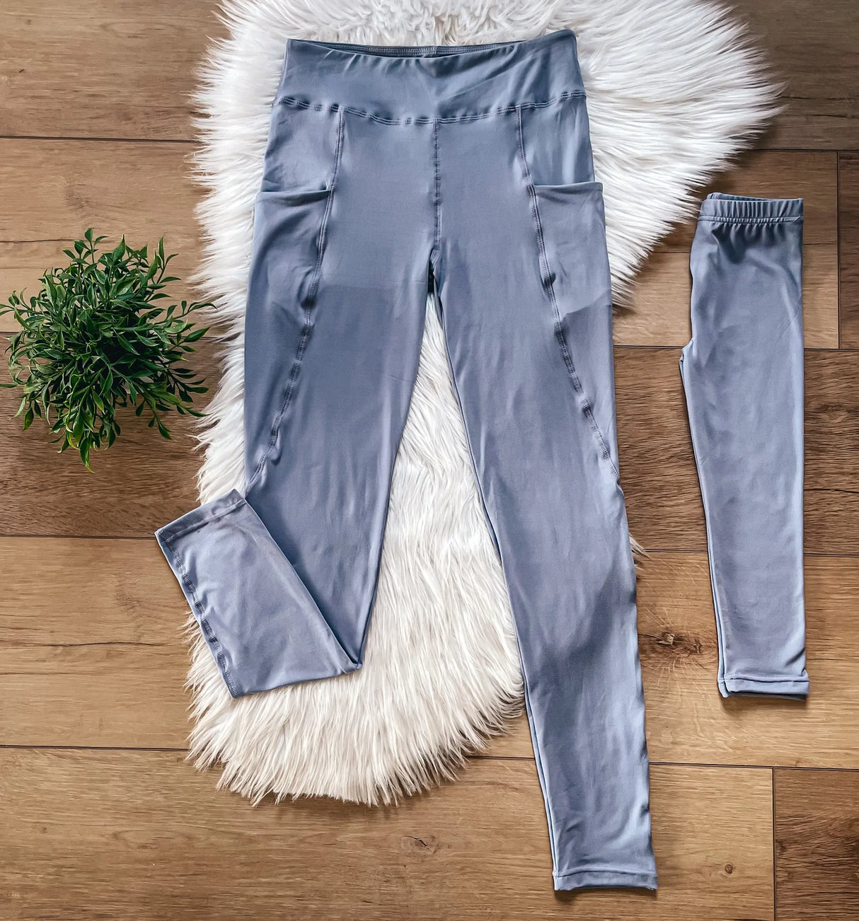 Light Gray Leggings | Addy Cole