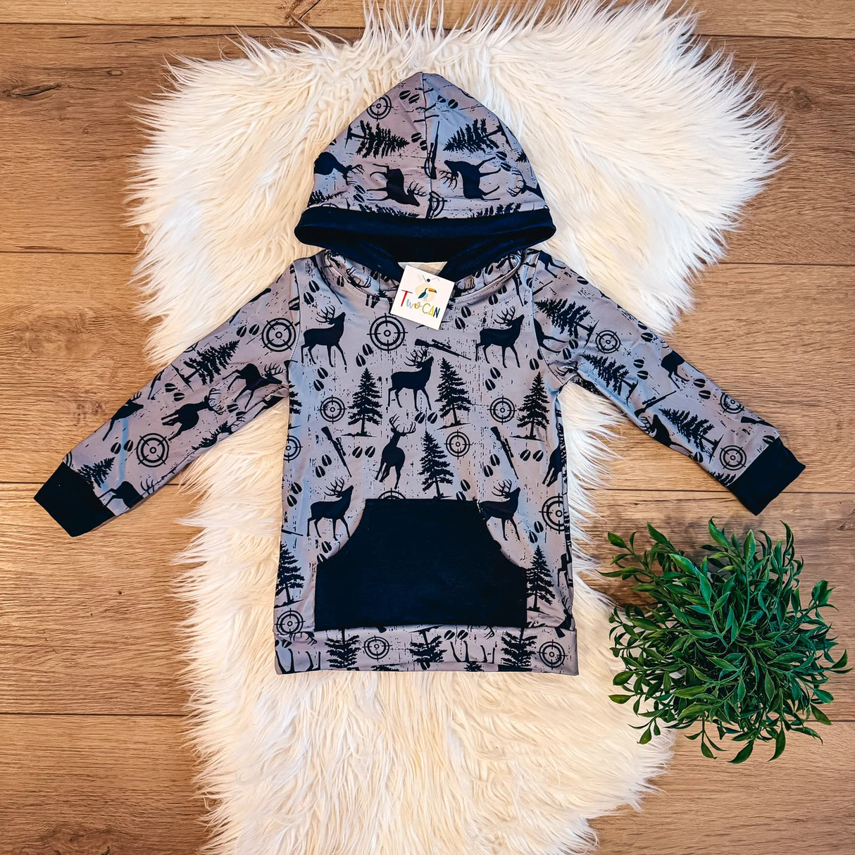 Little Hunter Hooded Top | TwoCan