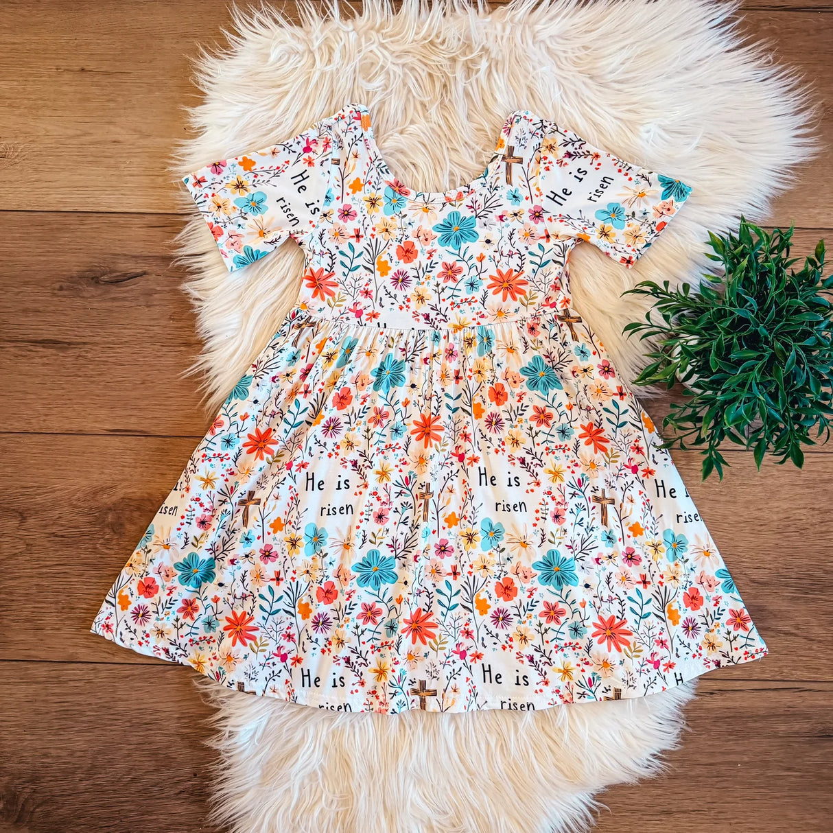 Resurrection Garden Bamboo Twirl Dress | Landrie Lou