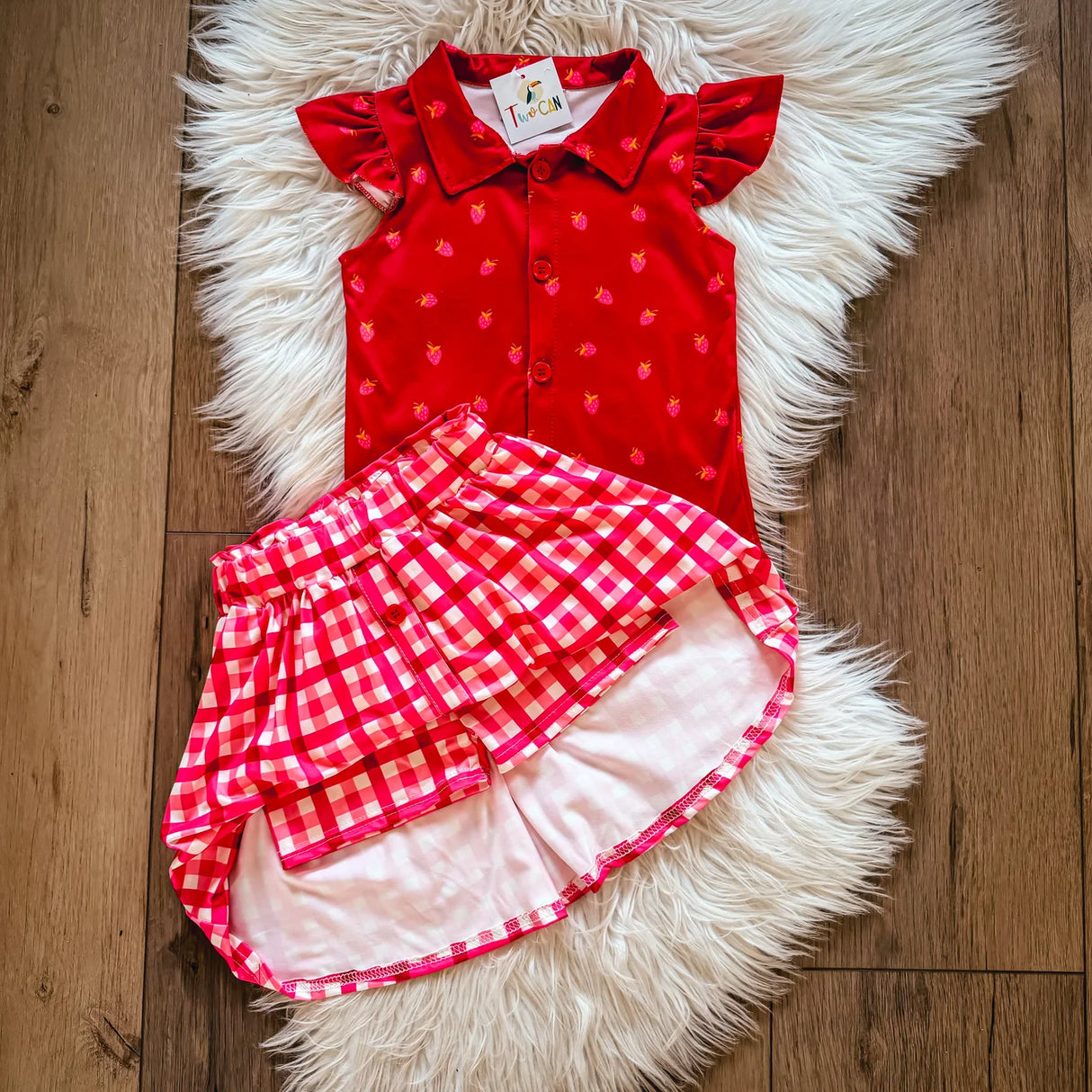 Red Berries Skort Set | TwoCan