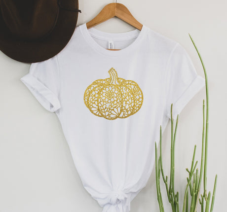 Lace Pumpkin Gold | Graphic Tee