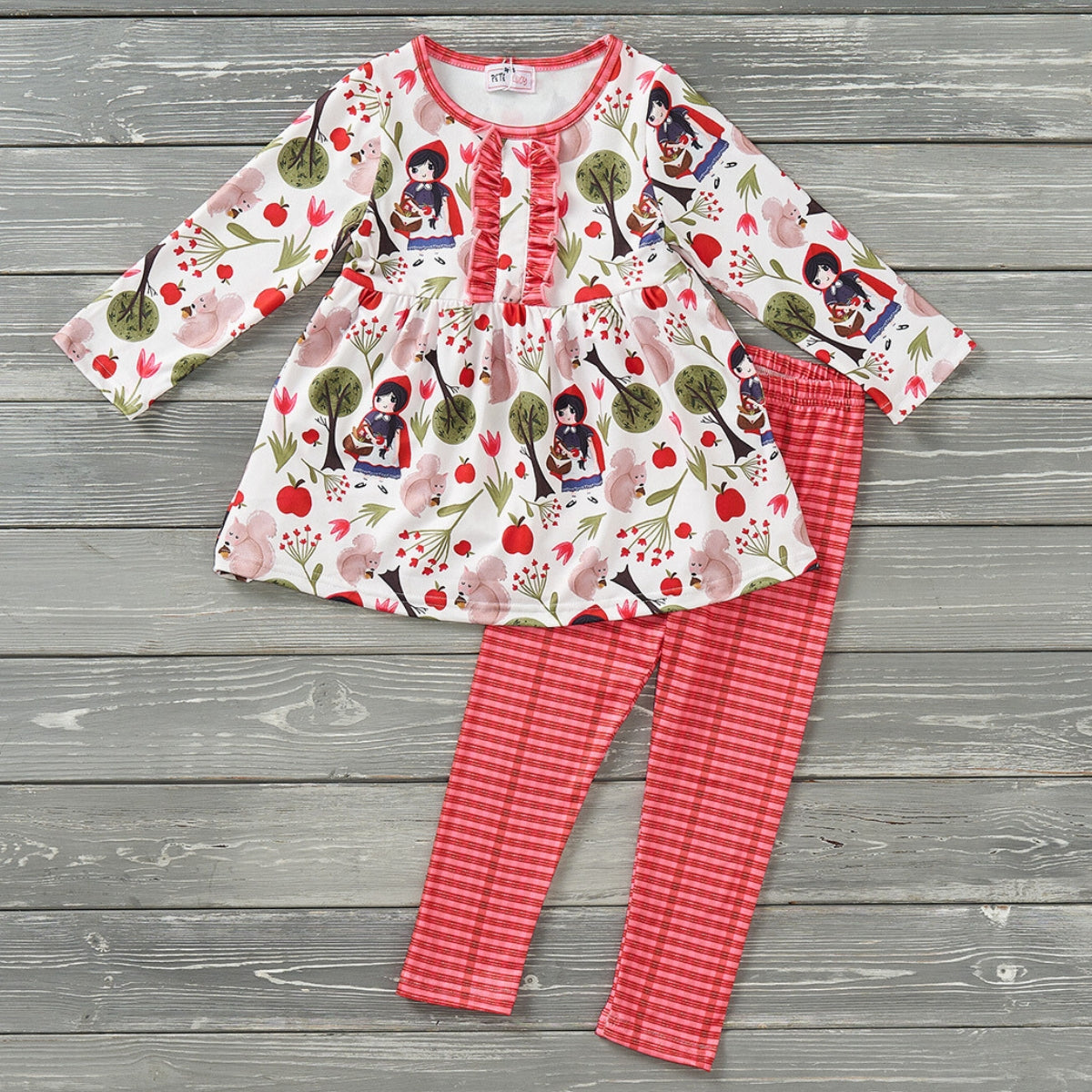 Little Red Pant Set by Pete & Lucy