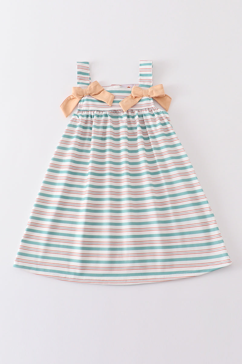 Sunny Stripes Bow-Accent Dress by Abby & Evie