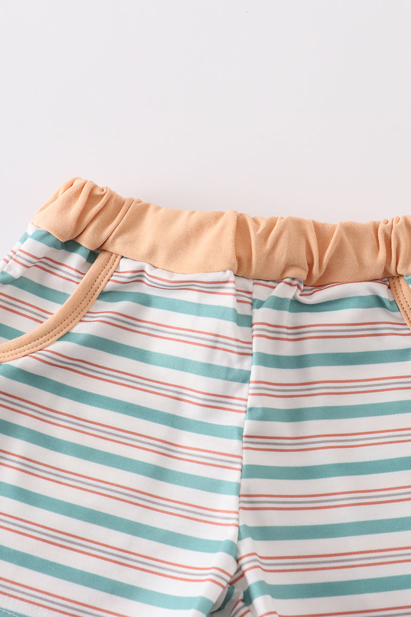 Sunny Stripes Shorts Set by Abby & Evie