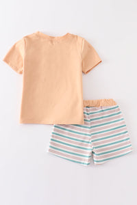 Sunny Stripes Shorts Set by Abby & Evie