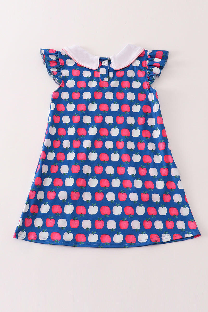 Apple Print Pocket Dress by Abby & Evie