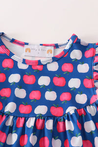 Apple Print Shorts Set by Abby & Evie