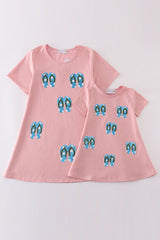 Sequin Flip Flop Matching Dress | Mommy & Me