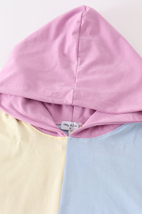 Pastel Patchwork Mom & Me Hoodies by Abby & Evie