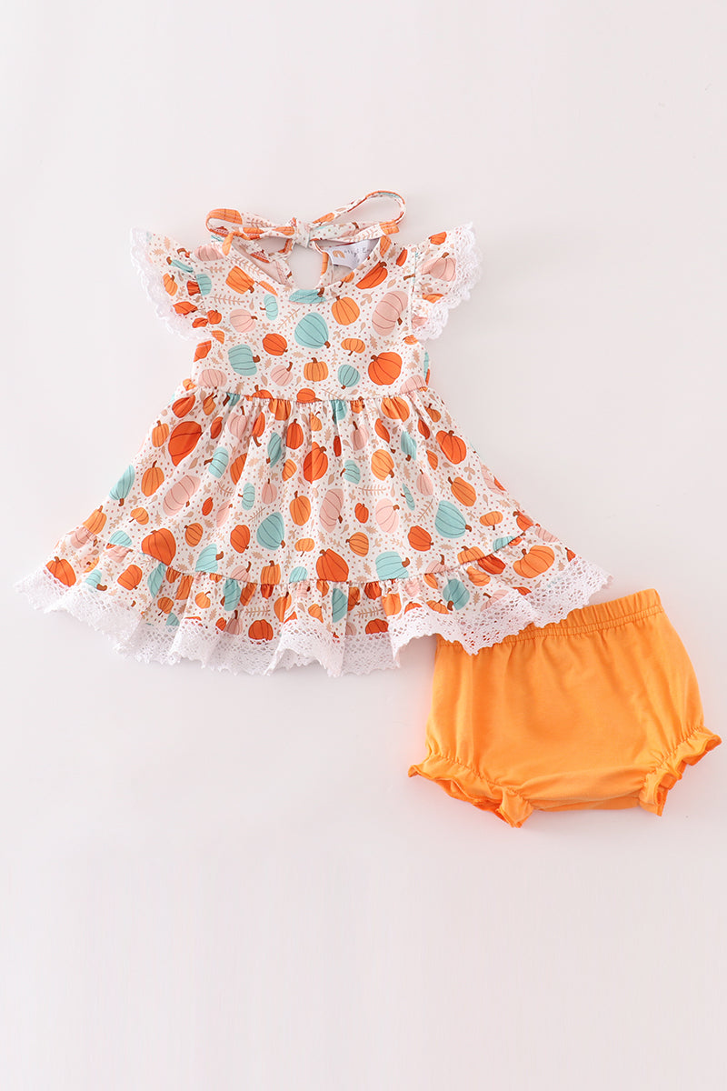 Harvest Hues Baby Bloomers Set by Abby & Evie