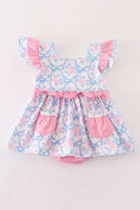 Petals & Ribbons Skirted Romper by Abby & Evie