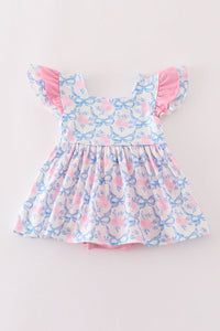 Petals & Ribbons Skirted Romper by Abby & Evie